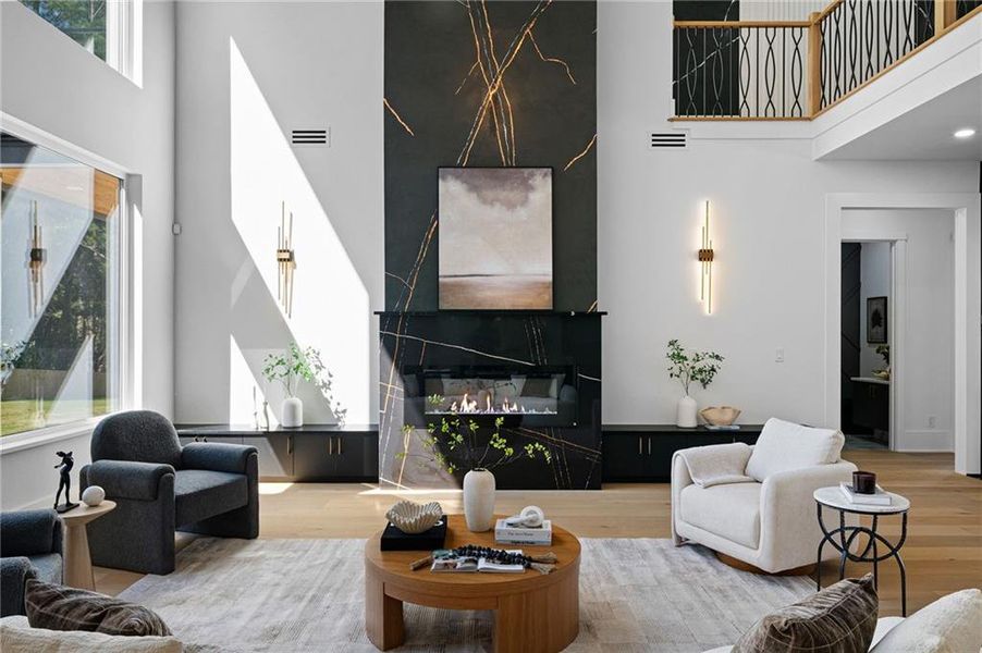 Furnished interior view inside a new home in , Buford (Image 15).