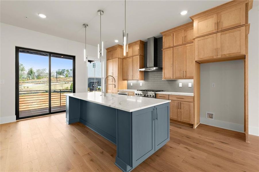 Furnished interior view inside a new home in , Alpharetta (Image 9).