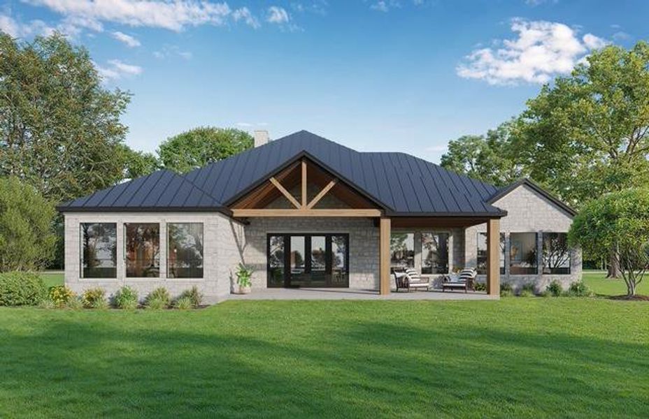 Exterior details and patio area of a home in , Georgetown (Image 3).