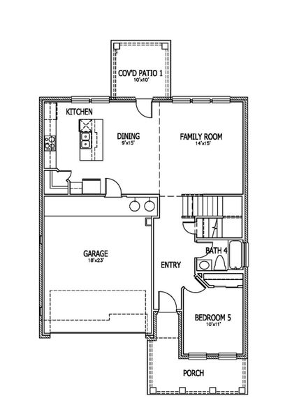 2D floor plan layout of this home in University Heights, Round Rock, TX (Image 2). 2D floor plan layout of this home in University Heights, Round Rock, TX (Image 2).