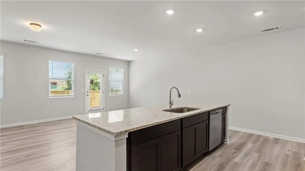 Furnished interior view inside a new home in Owen Preserve, Canton (Image 3).