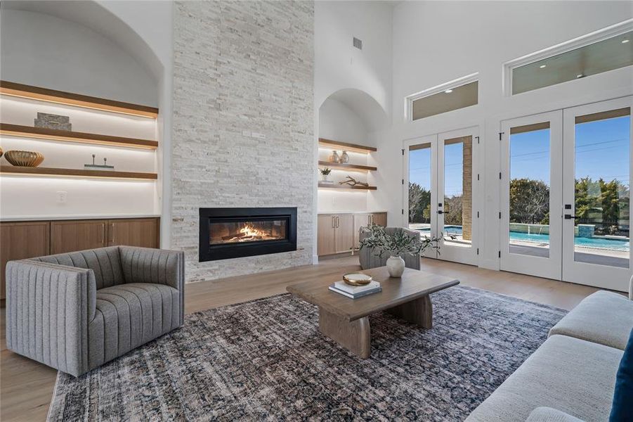 Furnished interior view inside a new home in , Heath (Image 8). Furnished interior view inside a new home in , Heath (Image 8).