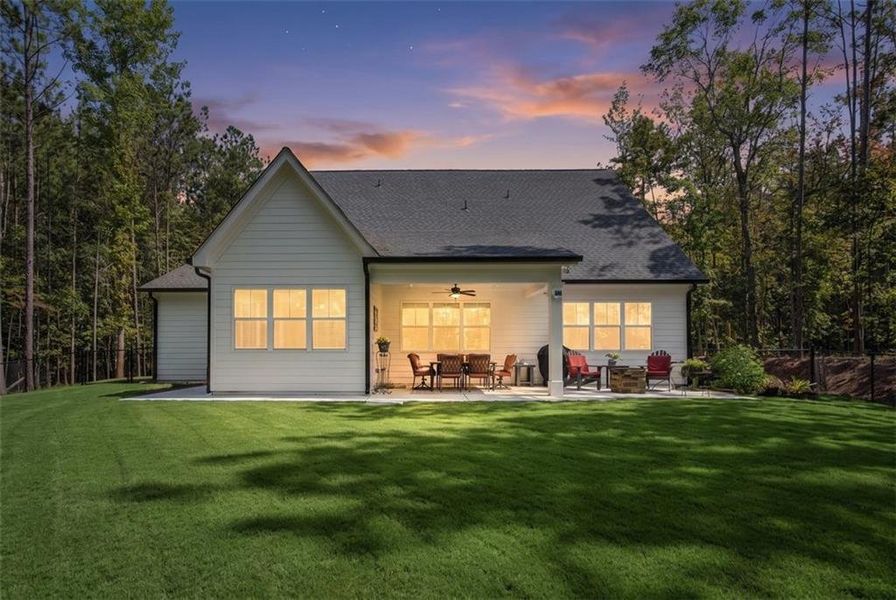 Exterior details and patio area of a home in , Douglasville (Image 32).