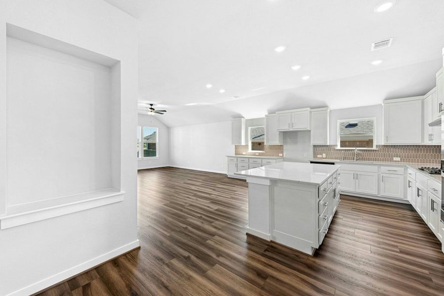 Furnished interior view inside a new home in The Colony, Bastrop (Image 7).