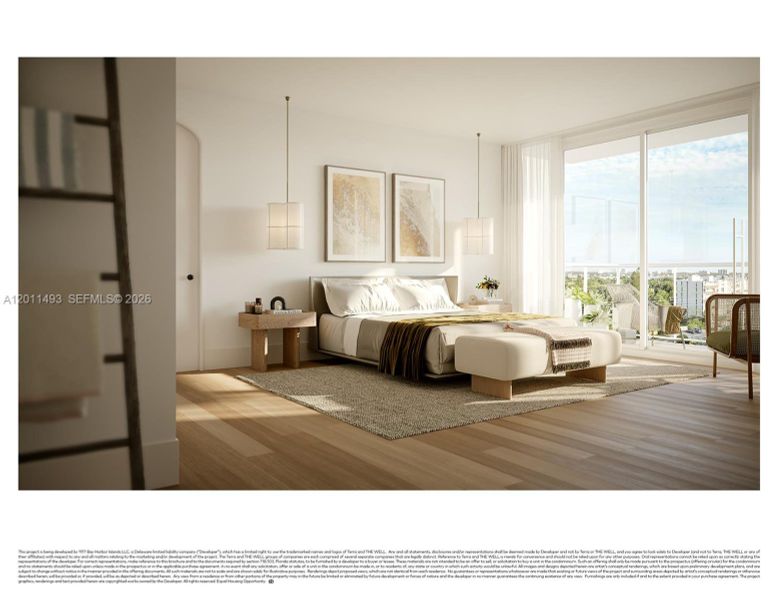 Furnished interior view inside a new home in , Bay Harbor Islands (Image 17).