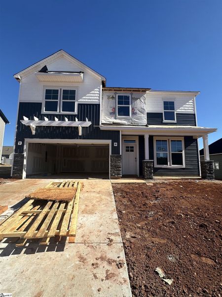In-progress construction of a new home in Shiloh Trail, Wellford, SC (Image 11). In-progress construction of a new home in Shiloh Trail, Wellford, SC (Image 11).