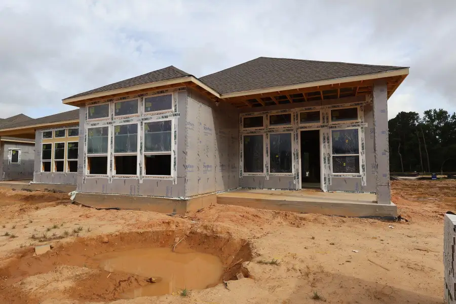 In-progress construction of a new home in The Woodlands Hills - Reserve Collection, Willis, TX (Image 11).