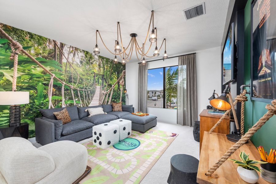 Representative furnished interior of a home built from the Mariana by GL Homes in Lotus Edge, Boca Raton (Image 11).