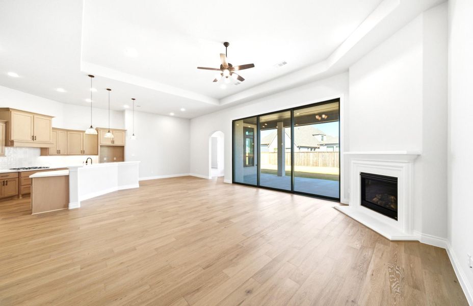 Spacious, unfurnished interior of a new home in Bridgeland 60′, Cypress (Image 33).