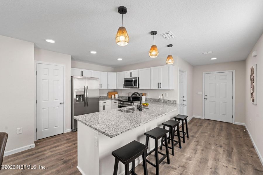 Furnished interior view inside a new home in , Jacksonville (Image 13).