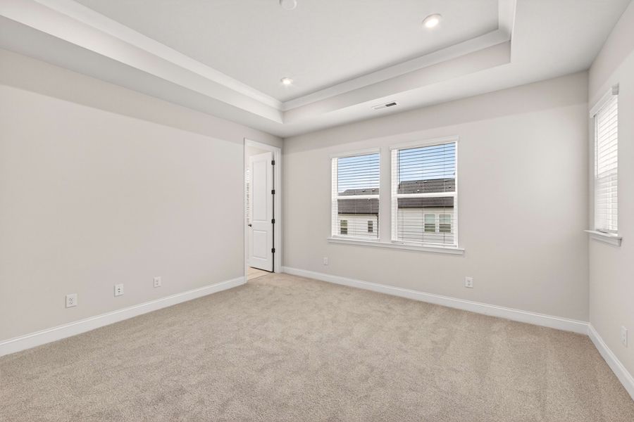 Spacious, unfurnished interior of a new home in Archer Row, Charlotte (Image 29). Spacious, unfurnished interior of a new home in Archer Row, Charlotte (Image 29).