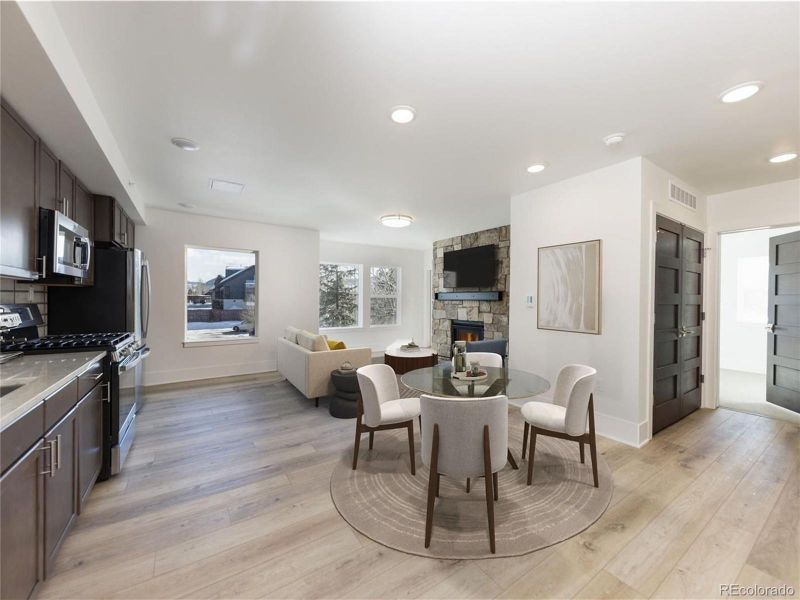 Furnished interior view inside a new home in , Silverthorne (Image 7).