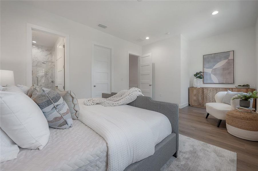 Furnished interior view inside a new home in , Tampa (Image 18). Furnished interior view inside a new home in , Tampa (Image 18).