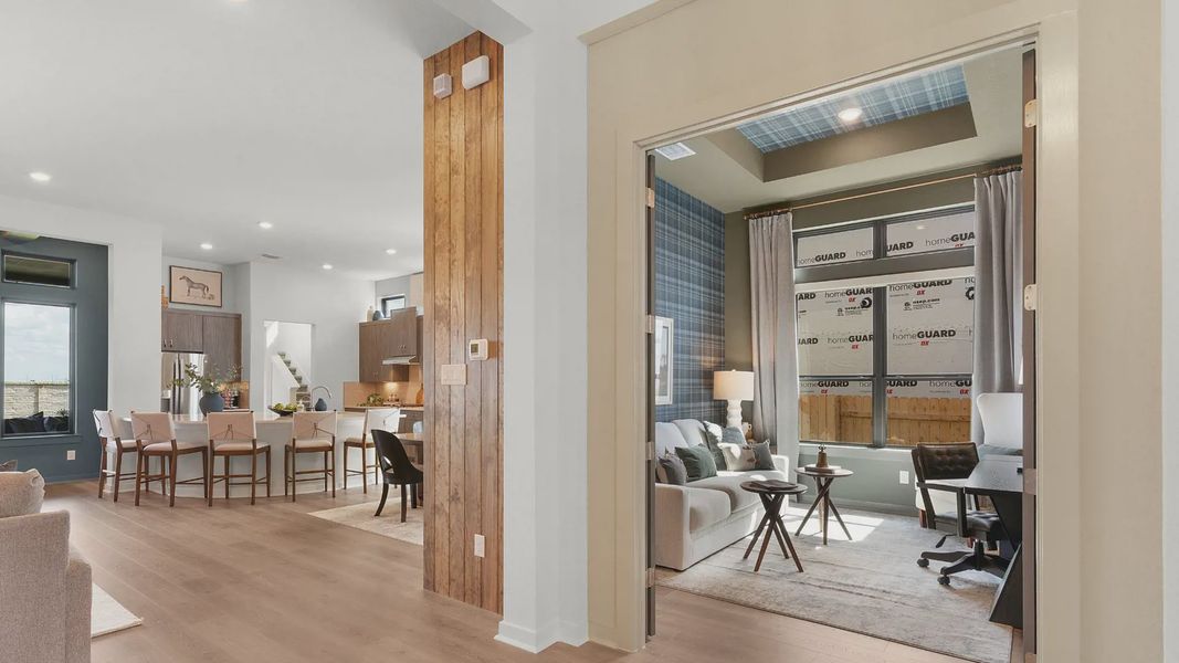 Furnished interior view inside a new home in Newhaven, Manor (Image 10).