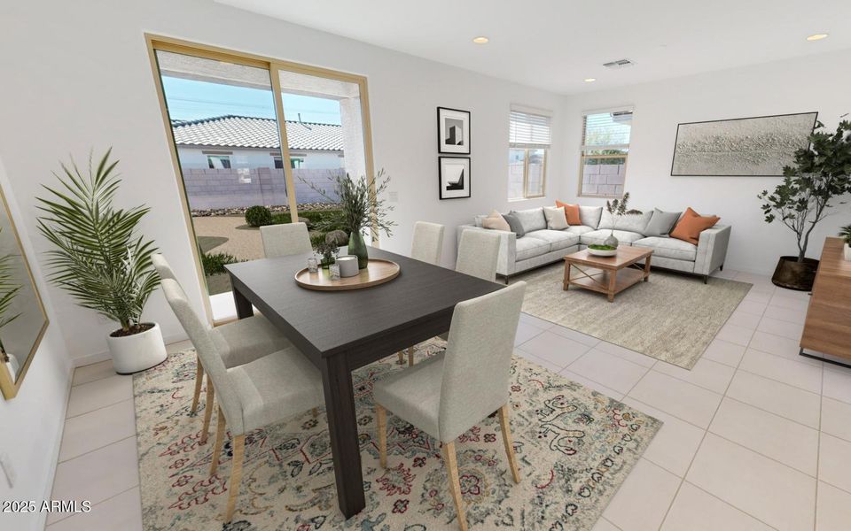 2 Dining and Great Room-staged