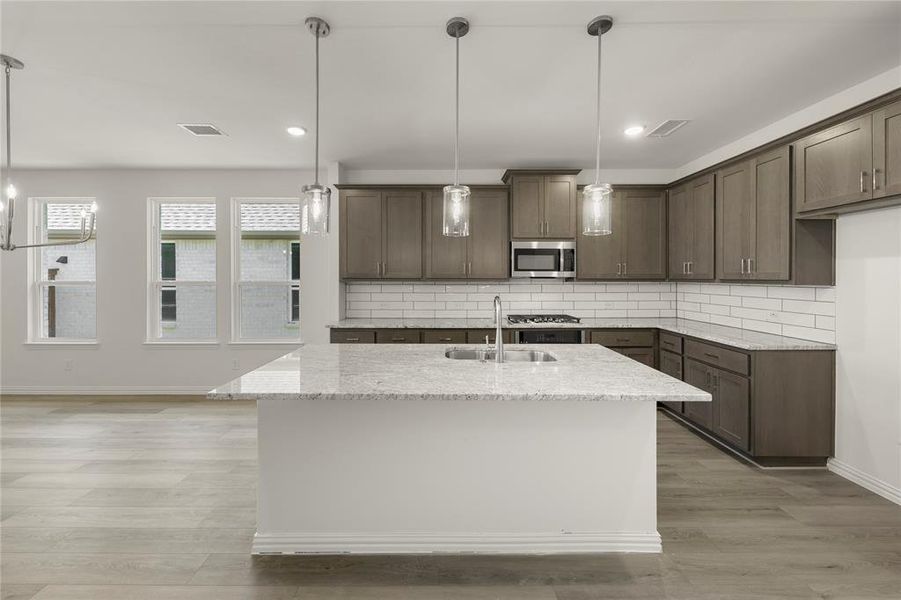 Furnished interior view inside a new home in Edgewater, Fate (Image 8). Furnished interior view inside a new home in Edgewater, Fate (Image 8).