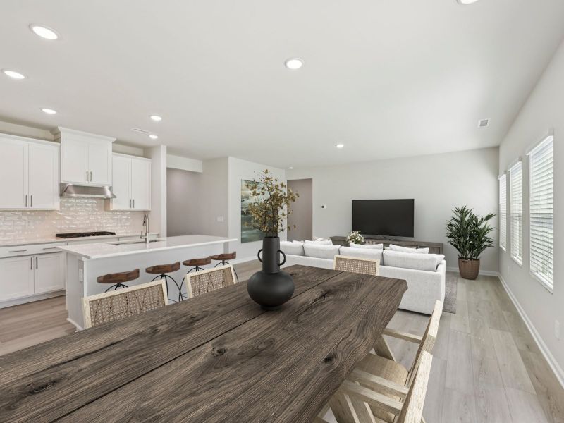 Furnished interior view inside a new home in Marshburn Landing - Signature Series, Wendell (Image 7).
