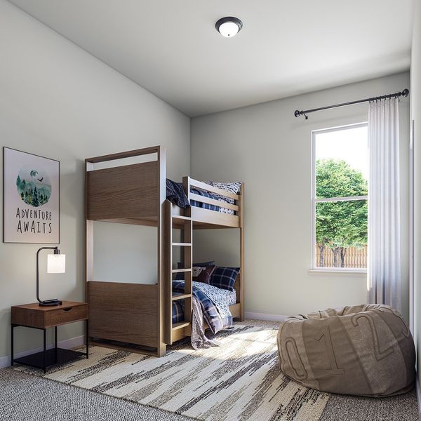 Furnished interior view inside a new home in Arbor Collection at Heritage, Dripping Springs (Image 18).