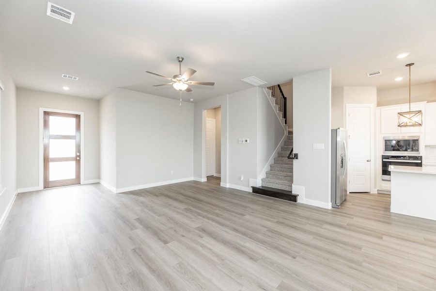 Spacious, unfurnished interior of a new home in Dunvale Village - Patio Home Collection, Houston (Image 12).