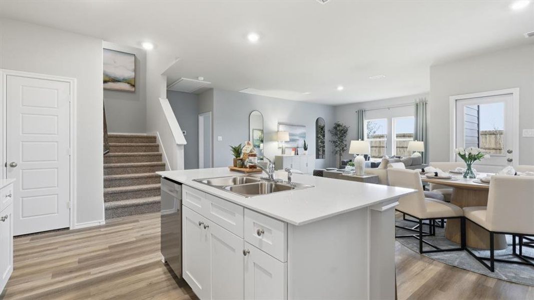 Furnished interior view inside a new home in , Fort Worth (Image 4).