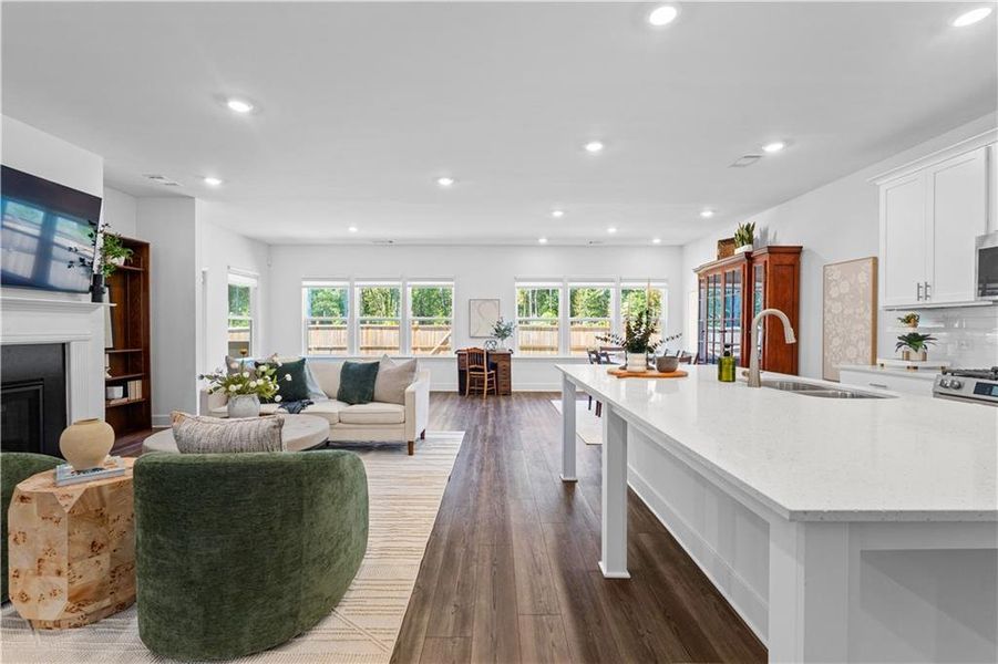 Furnished interior view inside a new home in Candleberry Place, Sharpsburg (Image 8).