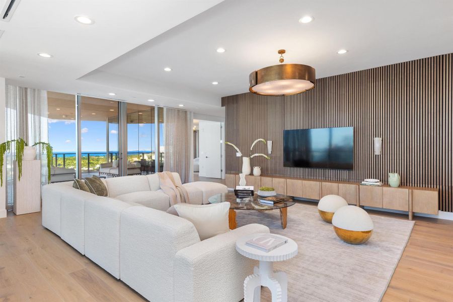 Furnished interior view inside a new home in , West Palm Beach (Image 15).