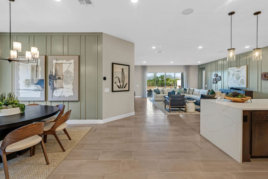 Representative furnished interior of a home built from the Hibiscus by Mattamy Homes in Tavira at Twin Peaks, Marana (Image 5). Representative furnished interior of a home built from the Hibiscus by Mattamy Homes in Tavira at Twin Peaks, Marana (Image 5).