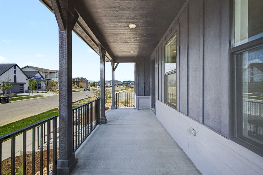 Exterior details and patio area of a home in West Grange, Longmont (Image 3). Exterior details and patio area of a home in West Grange, Longmont (Image 3).