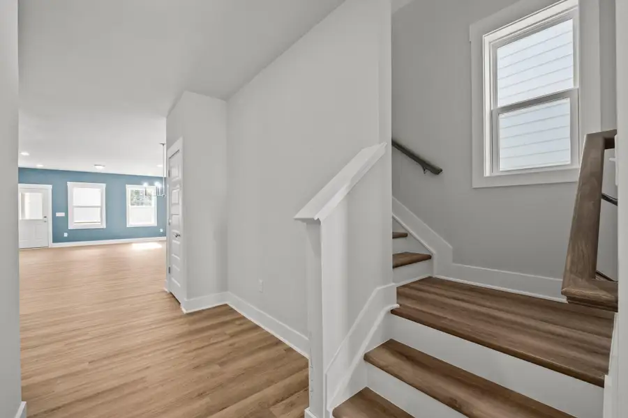 Representative unfurnished interior of a home built from the Bliss by Garman Homes in Golden Gate, High Point (Image 9).