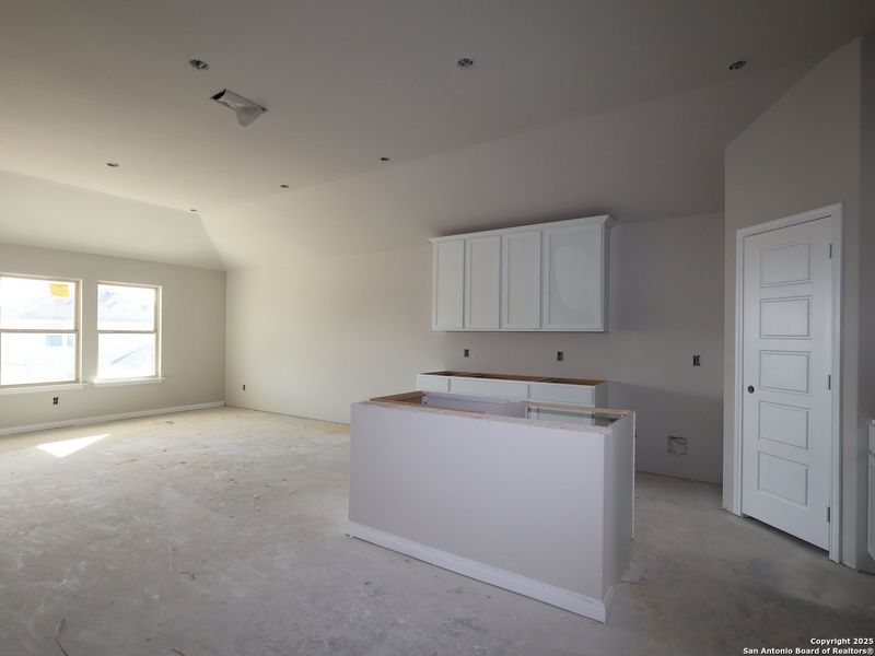 In-progress construction of a new home in Hunters Ranch, San Antonio, TX (Image 22).
