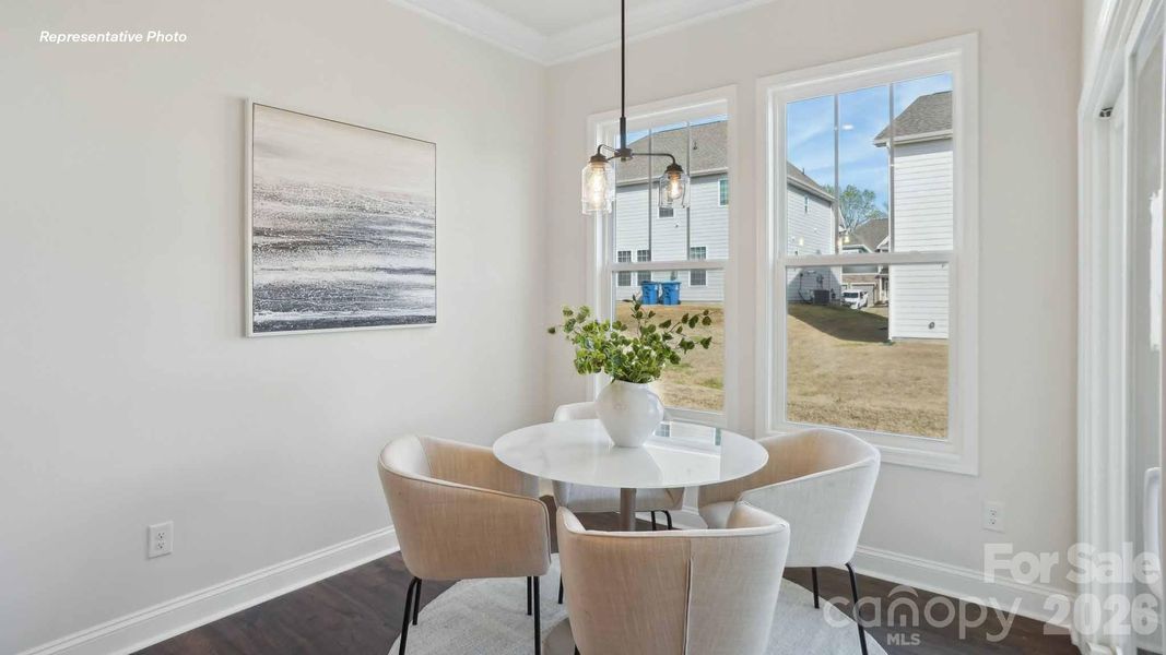 Furnished interior view inside a new home in Laurelbrook, Sherrills Ford (Image 8). Furnished interior view inside a new home in Laurelbrook, Sherrills Ford (Image 8).