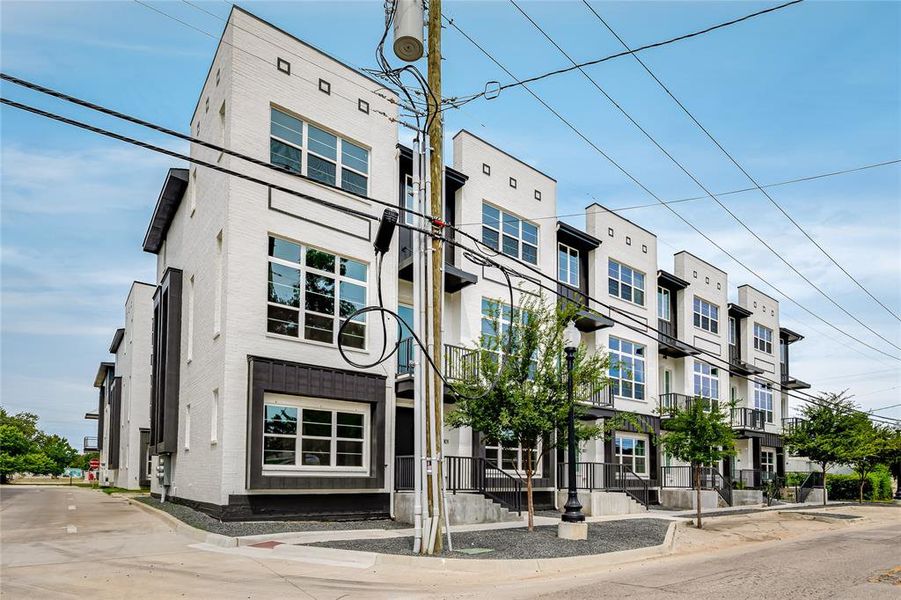 Front exterior of a new home in , Farmers Branch, TX, highlighting curb appeal (Image 2). Front exterior of a new home in , Farmers Branch, TX, highlighting curb appeal (Image 2).
