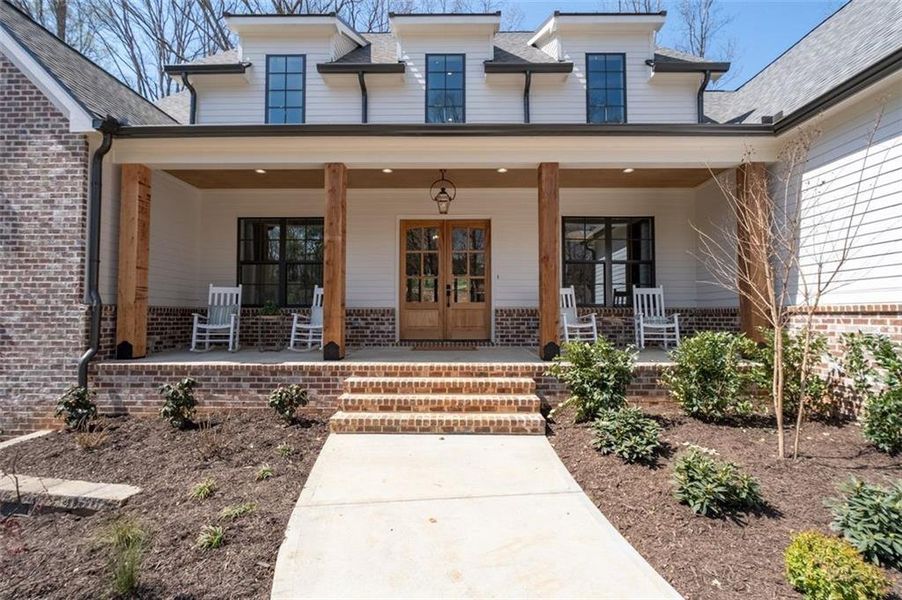 Exterior details and patio area of a home in , Marietta (Image 3).