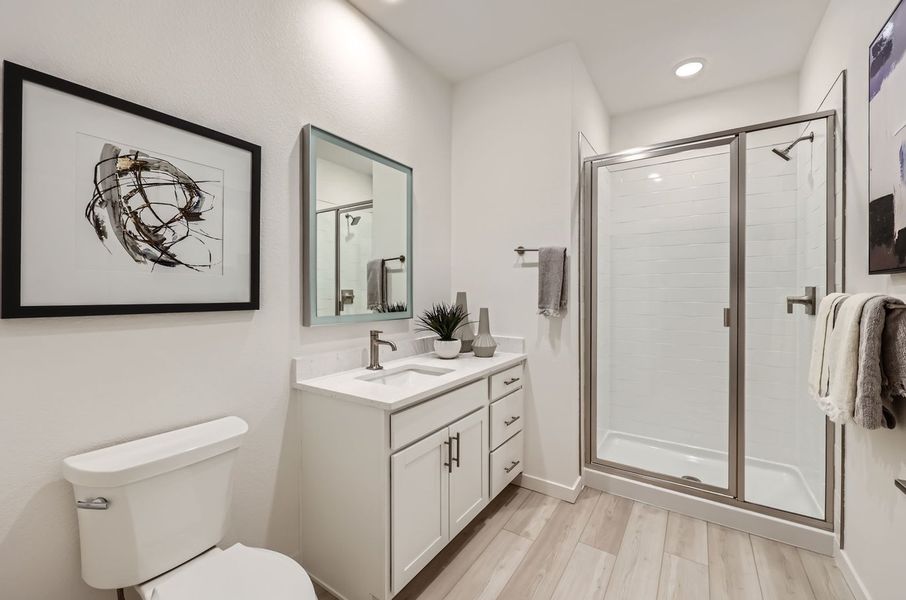Furnished interior view inside a new home in The Residences at Victory Ridge, Colorado Springs (Image 7).