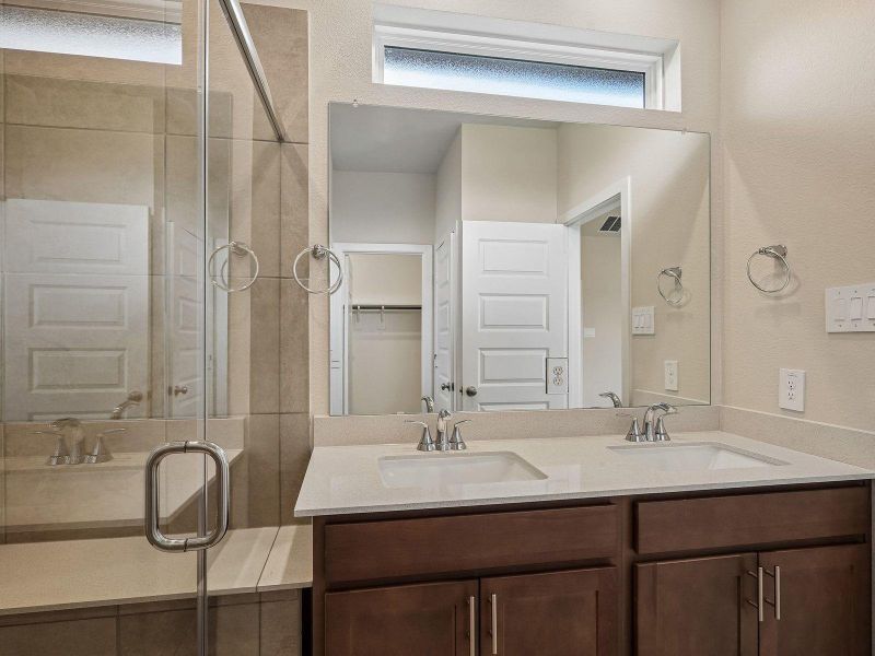 Furnished interior view inside a new home in Parkway Commons - City Series, Missouri City (Image 13). Furnished interior view inside a new home in Parkway Commons - City Series, Missouri City (Image 13).