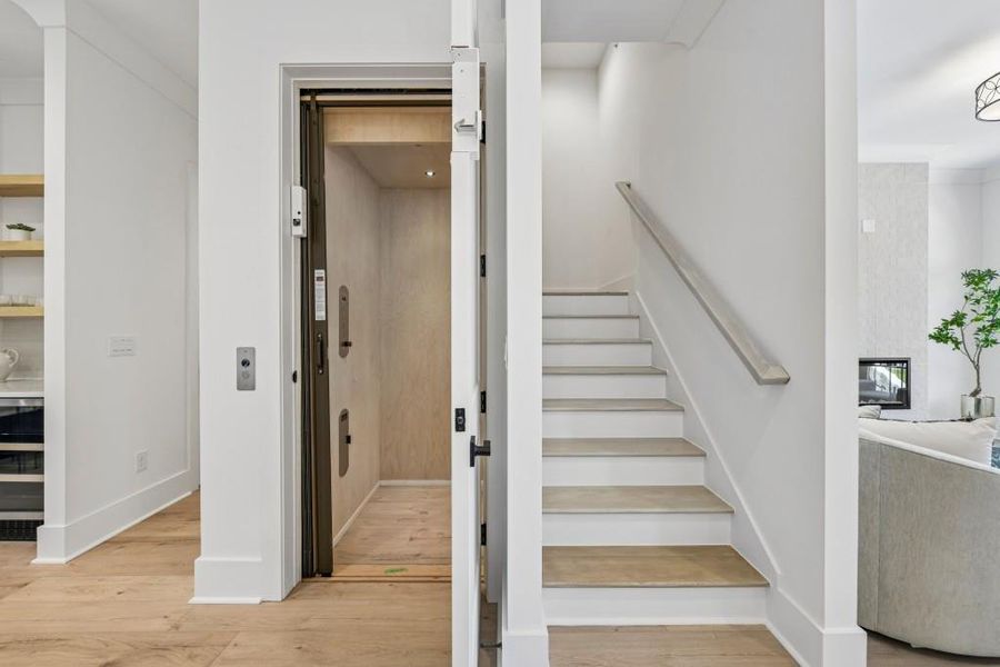 Spacious, unfurnished interior of a new home in Skyview On Broad, Sugar Hill (Image 22). Spacious, unfurnished interior of a new home in Skyview On Broad, Sugar Hill (Image 22).