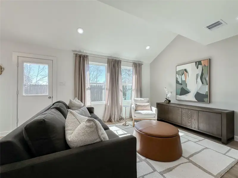 Furnished interior view inside a new home in , Conroe (Image 7).