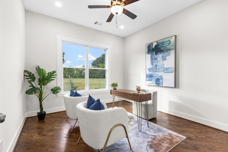 Furnished interior view inside a new home in , Wills Point (Image 11).