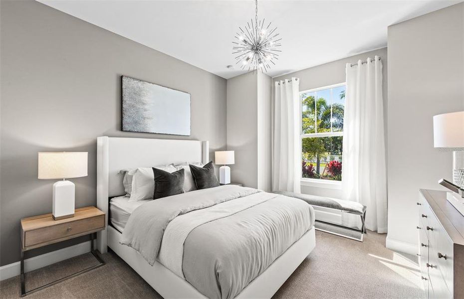 Furnished interior view inside a new home in BeachWalk by Manasota Key, Englewood (Image 12).