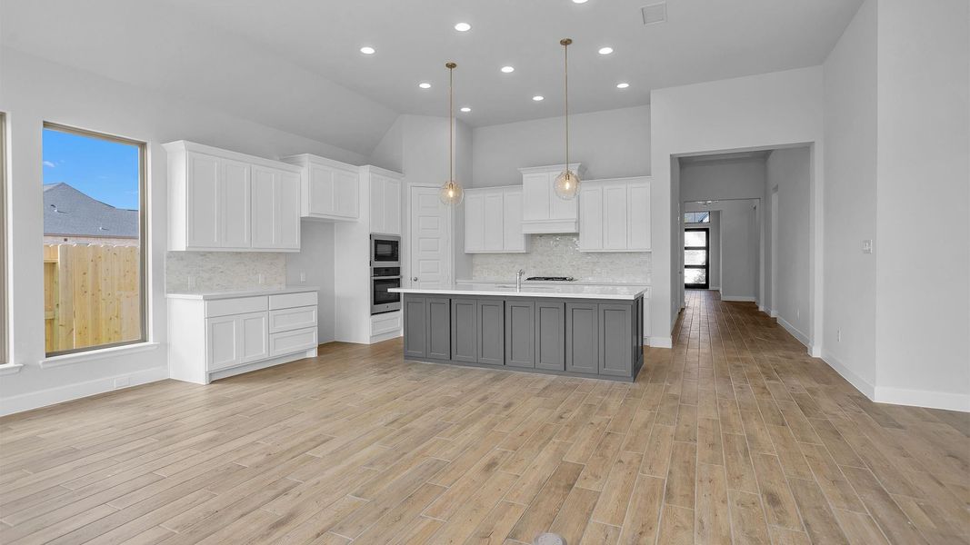 Furnished interior view inside a new home in Grange 50', Katy (Image 5). Furnished interior view inside a new home in Grange 50', Katy (Image 5).