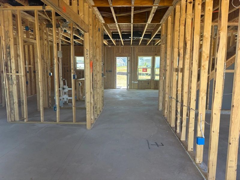 In-progress construction of a new home in The Point, Rolesville, NC (Image 13).