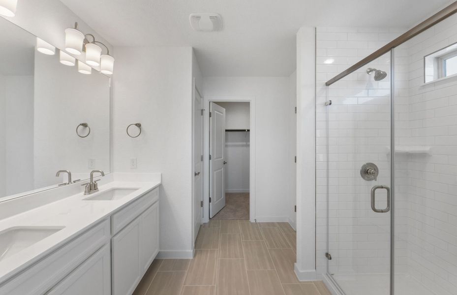 Furnished interior view inside a new home in Santa Rita Ranch, Liberty Hill (Image 12).