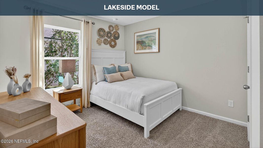 Furnished interior view inside a new home in Sawmill Branch, Palm Coast (Image 18).