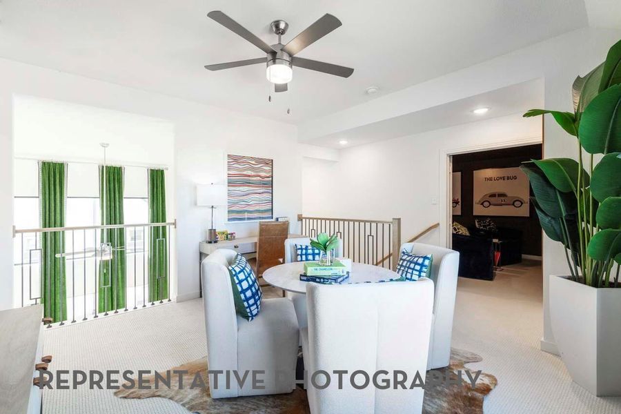 Furnished interior view inside a new home in Pomona, Manvel (Image 23).