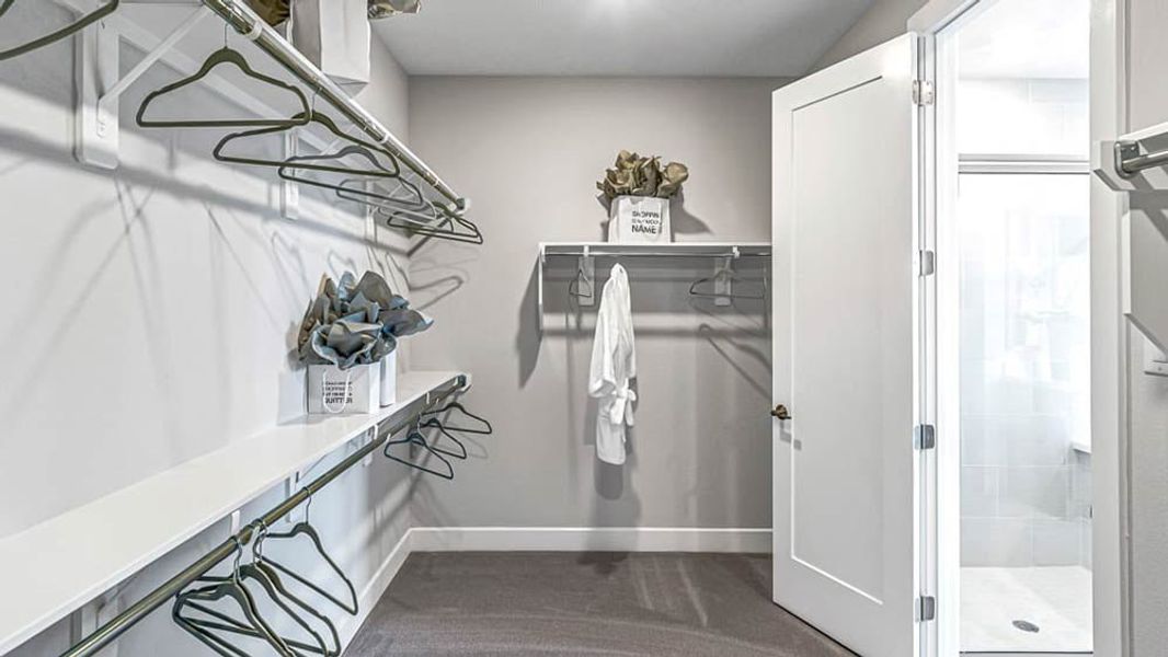 Furnished interior view inside a new home in Avalon at Cypress, Cypress (Image 10).