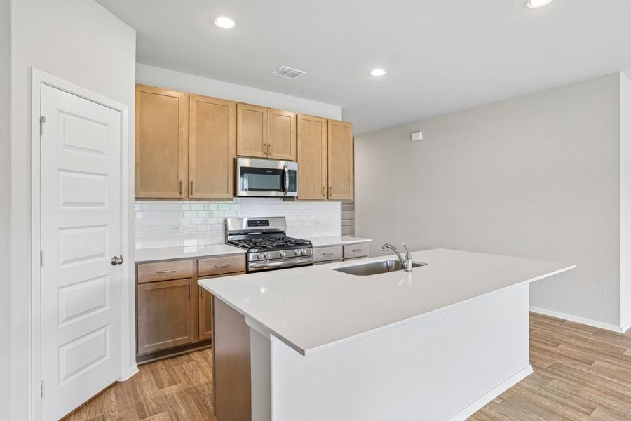 Furnished interior view inside a new home in Cloverleaf, Austin (Image 7).