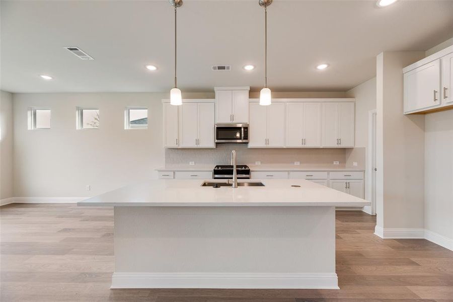 Furnished interior view inside a new home in Creekside of Crowley, Crowley (Image 8).