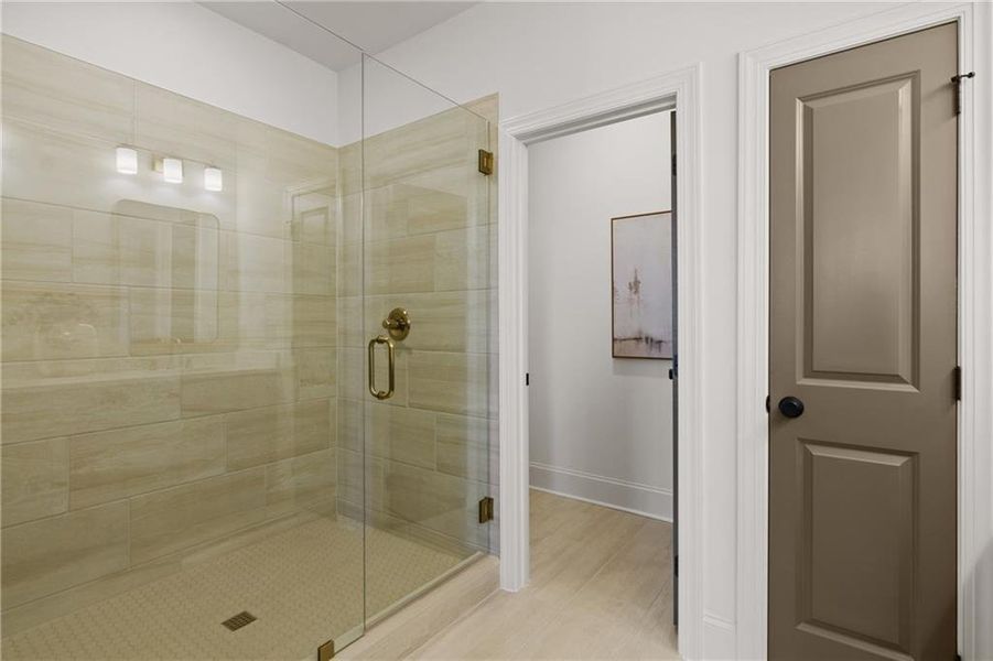 Furnished interior view inside a new home in IveyBrooke, Alpharetta (Image 20).