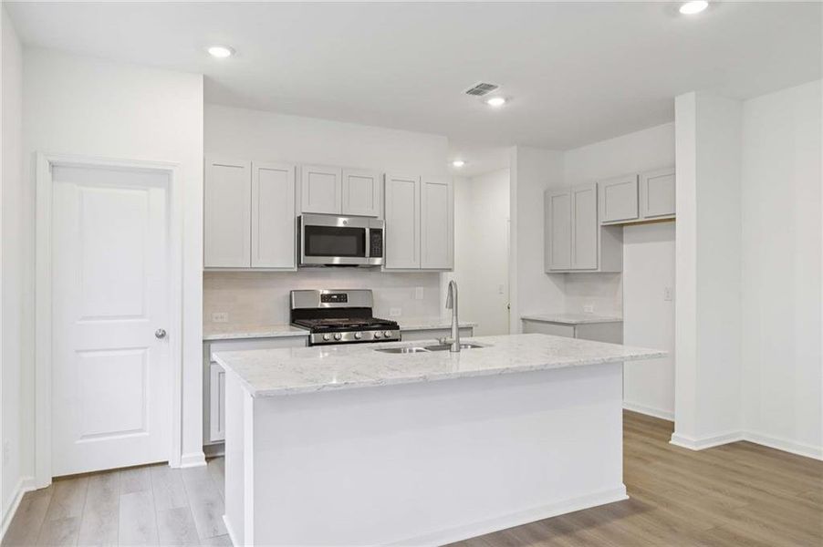 Furnished interior view inside a new home in The Pointe at Heron Bay, Locust Grove (Image 9).