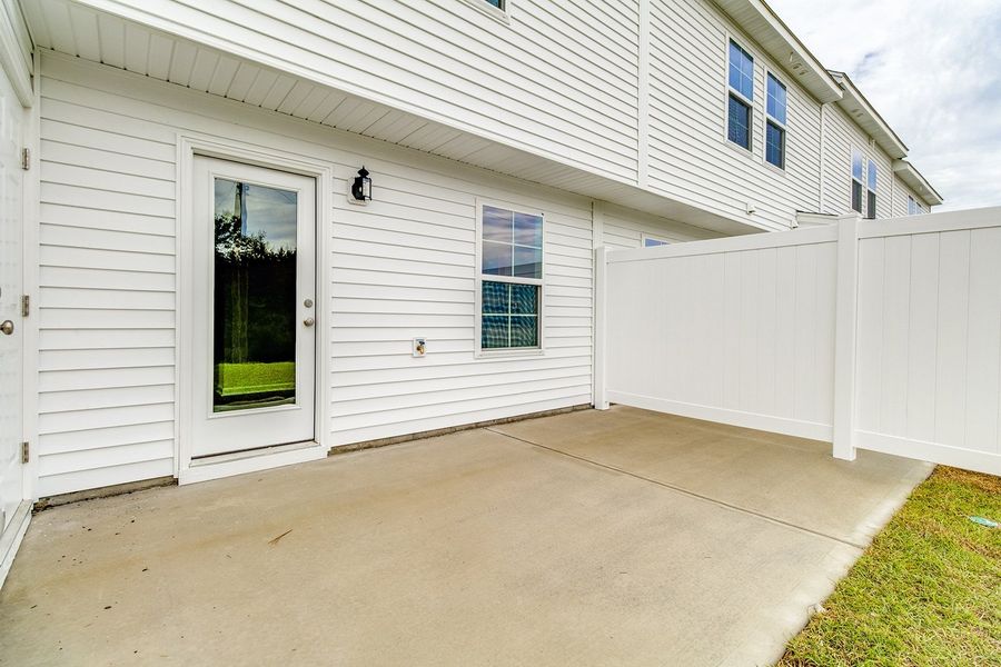 Exterior details and patio area of a home in Haynes Park, Columbia (Image 2). Exterior details and patio area of a home in Haynes Park, Columbia (Image 2).